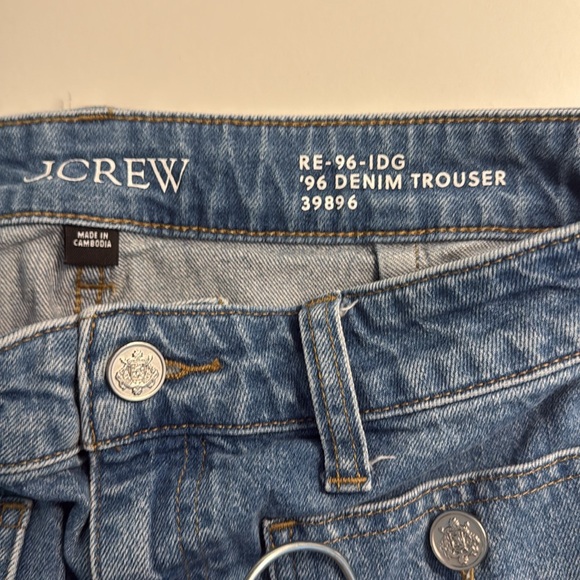 J.Crew High-rise Sailor denim trouser in 1996 semi-stretch 28P - Picture 10 of 13